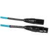 imageRockville RCXFM20EB 20ft XLR Female to Male Microphone Cable 100 Copper Shielded Design Durable PVC Jacket Flexible Length Perfect for Musicians and Studio RecordingBlue