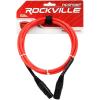 imageRockville RCXFM6PR 6ft Female to Male XLR Mic Cable 100 Copper REAN Connectors Durable PVC Jacket Red for Musicians and Podcasters