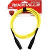 imageRockville RCXFM6PY 6ft Female to Male XLR Microphone Cable 100 Copper REAN Connectors 90 OFC Shielding NoiseFree Audio for Studio Recording and Live Performances