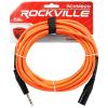 imageRockville RCXMB20BL 20ft Male REAN XLR to 14 TRS Cable 100 Copper Durable PVC Jacket Blue for Musicians and Studio RecordingORANGE