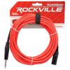 imageRockville RCXMB20BL 20ft Male REAN XLR to 14 TRS Cable 100 Copper Durable PVC Jacket Blue for Musicians and Studio RecordingRED