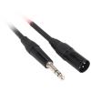 imageRockville RCXMB30R 30ft Male XLR to 14 TRS Cable 100 Copper REAN Connectors Durable PVC Jacket NoiseFree for Live Sound and Studio RecordingBlue