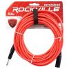 imageRockville RCXMB30R 30ft Male XLR to 14 TRS Cable 100 Copper REAN Connectors Durable PVC Jacket NoiseFree for Live Sound and Studio RecordingRed