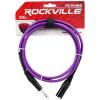 imageRockville RCXMB6B 6ft Male XLR to 14quot TRS Cable 100 Copper 90 OFC Shield Black Nickel REAN Connectors Durable for Studio and Live SoundPURPLE