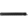 imageRockville RDF9U 15A 1U Rack Mount Power Supply Strip 9 Outlets with Switches USB Charging Surge Protection for DJs and Pro Audio