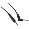 imageRockville RNTR103RB 3ft 14quot TRS Right Angle to Straight Cable OxygenFree Copper 90 OFC Spiral Shield NickelPlated Connectors Durable PVC Jacket for Musicians and DJs