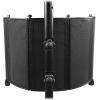 imageRockville ROCKSHIELD 3 Studio Mic Isolation Shield 2quot Acoustic Foam 5 Panels Vented Back Desktop ampamp Stand Mountable for Recording ampamp Podcasting