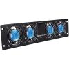imageRockville RRF4 19Inch Rack Mount 4Fan Cooling System LED Temperature Display Durable Steel Build for AudioVideo Racks and Home Theater Systems