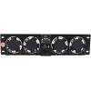 imageRockville RRF4 19Inch Rack Mount 4Fan Cooling System LED Temperature Display Durable Steel Build for AudioVideo Racks and Home Theater Systems
