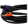 imageRockville RSB16 20ft Speakon to Banana Speaker Cable 16 Gauge 100 Copper Durable Flexible Low Resistance for Pro Audio and Home TheaterCable