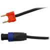 imageRockville RSB16 20ft Speakon to Banana Speaker Cable 16 Gauge 100 Copper Durable Flexible Low Resistance for Pro Audio and Home TheaterCable