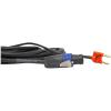 imageRockville RSB17 35 Foot Speakon to Banana Speaker Cable 16 Gauge 100 Copper OxygenFree Conductors Durable PVC Jacket NoiseFree Performance for DJs and Live Sound