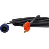 imageRockville RSB17 35 Foot Speakon to Banana Speaker Cable 16 Gauge 100 Copper OxygenFree Conductors Durable PVC Jacket NoiseFree Performance for DJs and Live Sound