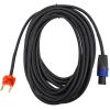 imageRockville RSB17 35 Foot Speakon to Banana Speaker Cable 16 Gauge 100 Copper OxygenFree Conductors Durable PVC Jacket NoiseFree Performance for DJs and Live Sound