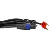imageRockville RSB17 35 Foot Speakon to Banana Speaker Cable 16 Gauge 100 Copper OxygenFree Conductors Durable PVC Jacket NoiseFree Performance for DJs and Live Sound