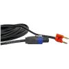 imageRockville RSB17 35 Foot Speakon to Banana Speaker Cable 16 Gauge 100 Copper OxygenFree Conductors Durable PVC Jacket NoiseFree Performance for DJs and Live Sound