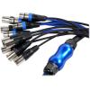 imageRockville SX1225 12 Channel 25 Foot XLR Snake Cable 100 OFC Double Shielded HeavyDuty Connectors for Live Sound and Studio Recording