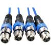 imageRockville SX32100 32 Channel XLR Snake Cable 4 Returns 100 Ft 100 OFC Durable Build Low Noise High Flexibility for Live Sound and Studio Recording