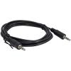 imageRockville TS1224 6 Foot 35MM to 35MM Aux Cable 100 OxygenFree Copper True 26 Gauge Aluminum Shielding Flexible PVC Jacket for Smartphones and Car Stereos