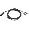 imageROCKVILLE RXLRDRCA25 25 Ft XLR to Dual RCA Pro Audio Cable 100 Copper15 Foot