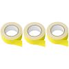 imageRockville 3 Rolls Pro AudioStage Wire Rock Gaff Yellow Gaffers Tape 2quot x100 Ft