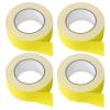 imageRockville 4 Rolls Pro AudioStage Wire Rock Gaff Yellow Gaffers Tape 2quot x100 Ft