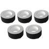 imageRockville 5 Rolls Pro AudioStage Wire Rock Gaff Black Gaffers Tape 2quot x100 Ft