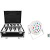 imageRockville BATTERY PAR PACK 50 WHITE 20W Rechargeable Wash Lights 10 RGB Color Mixing Wireless DMX Remote Included for DJs and Event LightingWhite