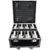 imageRockville Battery PAR Pack 61 White 8 6W RGBWAUV Wash LightsCharging Case Rechargeable Wireless DMX Remote Included Long Battery Life for DJs and Event LightingWhite