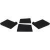 imageRockville Pair RRS263M Foam Studio Monitor Isolation Pads 105 x 13 in 3 Angles NonSlip Base Vibration Reduction Audio Clarity for Home Studio Recording