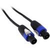 imageRockville RCSS12100 12 AWG Speakon to Speakon Speaker Cable 100 Feet 100 Copper Conductors Durable PVC Jacket Low Resistance for Professional Audio and Live Sound