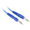imageRockville RCTR103O 3ft 14 TRS to 14 TRS Balanced Cable 100 Copper NoiseFree Audio Durable Orange PVC Flexible Design for Musicians and Studio RecordingBlue