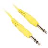 imageRockville RCTR103O 3ft 14 TRS to 14 TRS Balanced Cable 100 Copper NoiseFree Audio Durable Orange PVC Flexible Design for Musicians and Studio RecordingYellow