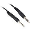 imageRockville RCTR110B 10ft 14 TRS to 14 TRS Cable 100 Copper Durable PVC Jacket Low Capacitance for Studio and Audio Engineers