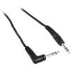 imageRockville RCTR110RB 10ft Nickel Plated 14quot TRS Right Angle to Straight Cable OxygenFree Copper OFC Shielding Durable PVC for Studio and Live Audio