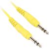 imageRockville RCTR110Y 10ft 14 TRS to 14 TRS Cable 100 Copper Yellow Jacket NoiseFree Durable HighFidelity for Studio Musicians and Live Sound