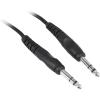 imageRockville RCTR125B 25ft 14 TRS to 14 TRS Cable 100 Copper NickelPlated Connectors 90 Copper Mesh Shielding Durable PVC Jacket for Studio Recording and Live Performances