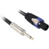 imageRockville RCTS12100 100 12 AWG 14quot TS to Speakon Speaker Cable 100 Copper Durable PVC Jacket Low Impedance for Live Sound and DJs