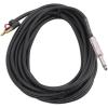 imageRockville RCXBN20 20ft 14quot TS to Banana Speaker Cable 16 Gauge 100 Copper Durable Clear Audio Flexible for Home and Pro Use