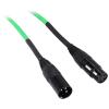 imageRockville RCXFM100PBL 100ft Female to Male XLR Cable NickelPlated REAN Connectors Low Noise Durable PVC Jacket Blue Color for Live Sound and Studio RecordingGreen