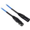 imageRockville RCXFM10PBL 10 Foot XLR MicrophoneSpeaker Cable 100 Copper Conductors 90 OFC Shielding REAN Connectors for Live Sound and Studio Recording