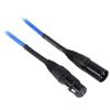 imageRockville RCXFM50PB 50ft Female to Male REAN XLR Cable 100 OFC 90 Spiral Shielding Durable PVC Jacket Low Interference for Live and Studio UseBlue