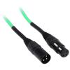 imageRockville RCXFM50PB 50ft Female to Male REAN XLR Cable 100 OFC 90 Spiral Shielding Durable PVC Jacket Low Interference for Live and Studio UseGreen