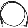 imageRockville RNTR103RB 3ft 14quot TRS Right Angle to Straight Cable OxygenFree Copper 90 OFC Spiral Shield NickelPlated Connectors Durable PVC Jacket for Musicians and DJs