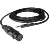 imageRockville RXLRAUX 10 Ft XLR Female to 18quot TRS AUX Cable 100 Copper Conductors Durable Metal Connectors NoiseFree Audio Perfect for Studio and Live Sound