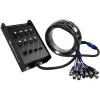 imageRockville SX1225 12 Channel 25 Foot XLR Snake Cable 100 OFC Double Shielded HeavyDuty Connectors for Live Sound and Studio Recording