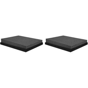 imageRockville Pair Iso8 Studio Monitor Isolation Pads for 8quot Speakers HighDensity Acoustic Foam Angle Adjustable Reduces Vibrations for Home Studio Recording Monitors