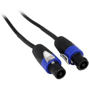 imageRockville RCSS1425 25ft 14 AWG Speakon to Speakon Speaker Cable 100 Copper HighFidelity Audio Durable PVC Jacket TangleFree for Live Sound and Studio Professionals