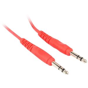 imageRockville RCTR103O 3ft 14 TRS to 14 TRS Balanced Cable 100 Copper NoiseFree Audio Durable Orange PVC Flexible Design for Musicians and Studio RecordingRED