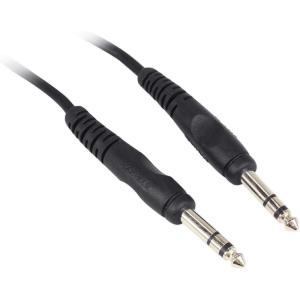 imageRockville RCTR106Y 6ft 14 TRS to 14 TRS Cable 100 Copper Yellow Durable PVC Jacket LowNoise Shielding for Musicians and Studio EngineersBlack